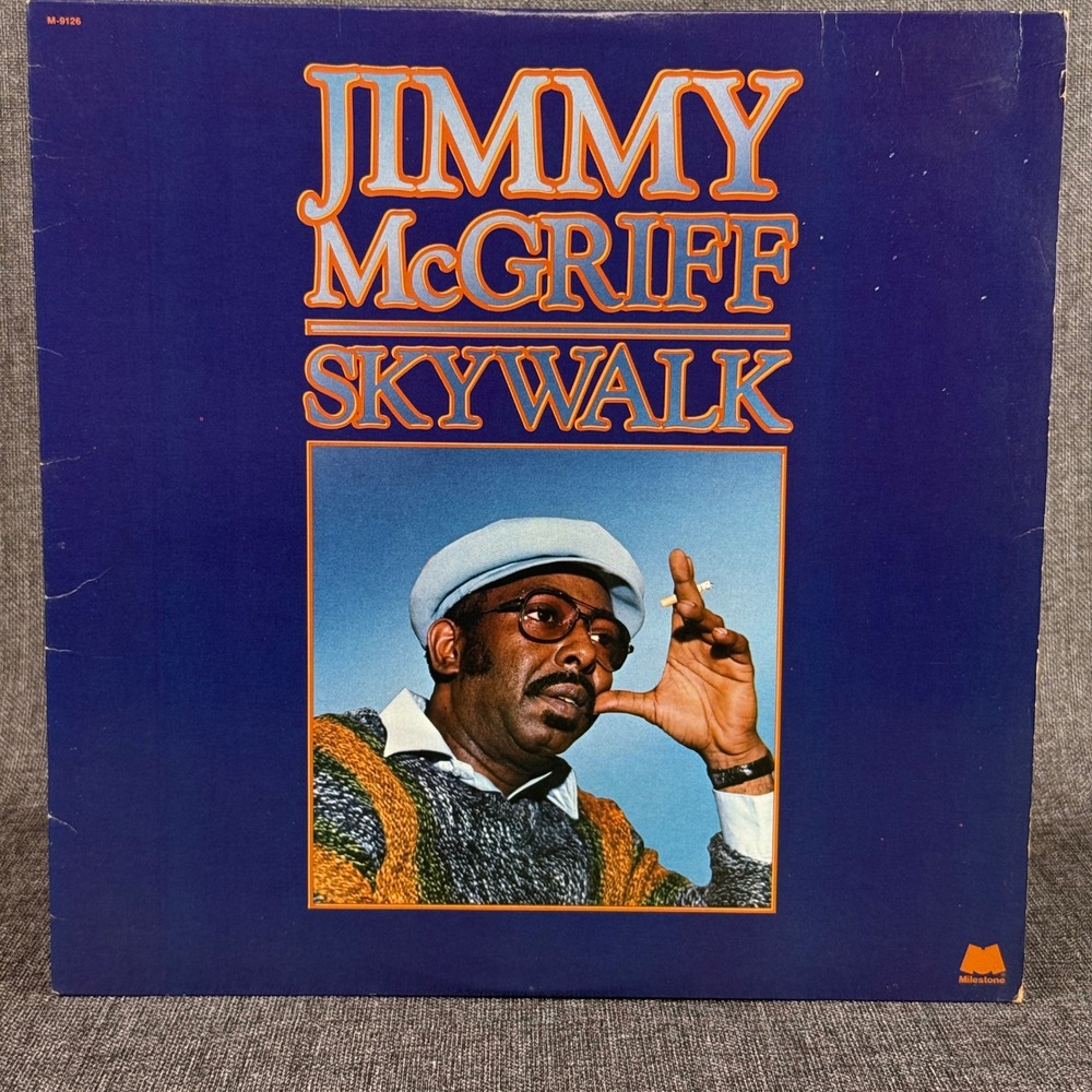 Jimmy McGriff Skywalk Vinyl Record LP Milestone M-9126 Jazz Funk 1984  NEAR MINT